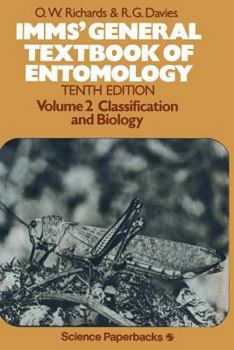 Paperback Imms' General Textbook of Entomology: Volume 2: Classification and Biology Book