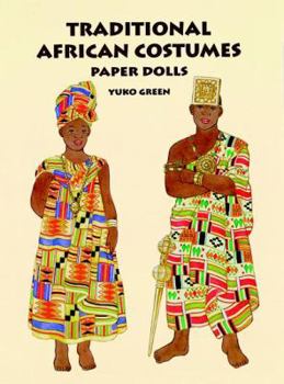 Paperback Traditional African Costumes Paper Dolls Book