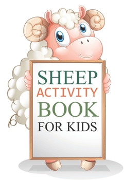 Paperback Sheep Activity Book For Kids: Sheep Coloring Book For Girls Book