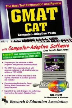 Paperback GMAT CAT W/ CD-ROM-- The Best Test Prep for the GMAT CAT [With *] Book