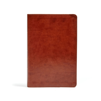 Imitation Leather CSB Large Print Ultrathin Reference Bible, British Tan Leathertouch, Black Letter Edition, Indexed [Large Print] Book