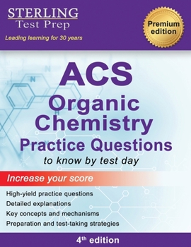 Paperback ACS Organic Chemistry: ACS Examination in Organic Chemistry, Practice Questions Book