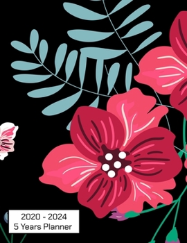 2020 - 2024 5 Years Planner: Five Year Planer Appointment Calendar, Business Planners, Agenda Schedule Organizer Logbook and Journal 8.5 x 11 inch