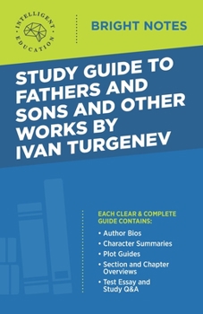 Paperback Study Guide to Fathers and Sons and Other Works by Ivan Turgenev Book