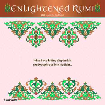 Calendar Enlightened Rumi 2023 Square Brush Dance Book