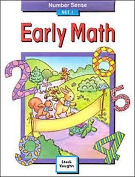Paperback Steck-Vaughn Early Math: Student Edition Grade K Number Sense Book