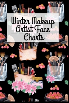 Paperback Winter Makeup Artist Face Charts Book