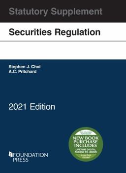 Paperback Securities Regulation Statutory Supplement, 2021 Edition (Selected Statutes) Book