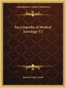 Paperback Encyclopedia of Medical Astrology V2 Book