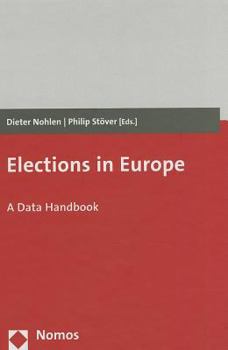 Hardcover Elections in Europe: A Data Handbook Book