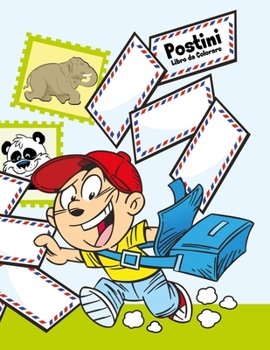 Paperback Postini Libro da Colorare 1 [Italian] Book