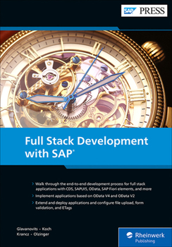 Hardcover Full Stack Development with SAP Book