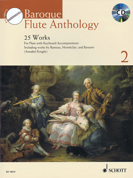 Paperback Baroque Flute Anthology - Volume 2: 25 Works for Flute and Piano Book
