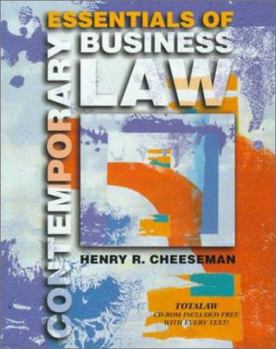 Paperback Essentials of Contemporary Business Law with Total Law CD-ROM [With "Total Law"] Book