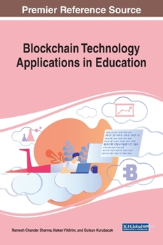 Hardcover Blockchain Technology Applications in Education Book