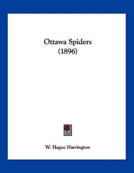 Paperback Ottawa Spiders (1896) Book