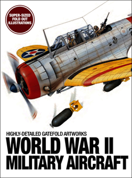 Hardcover World War II Military Aircraft: Highly-Detailed Gatefold Artworks Book