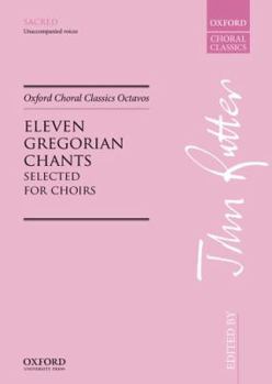 Sheet music Eleven Gregorian Chants (Oxford Choral Classics Octavos) Book
