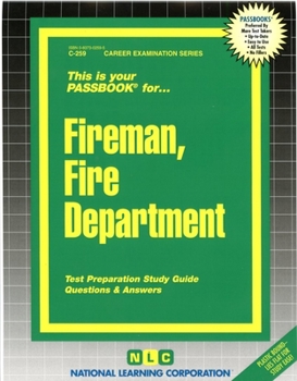 Paperback Fireman, Fire Department Book