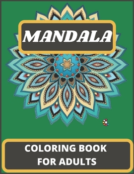 Paperback Mandala Coloring book for adults: 50 mandalas adult coloring book for relaxation Book