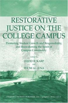 Hardcover Restorative Justice on the College Campus Book