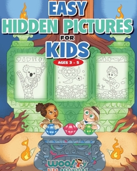 Paperback Easy Hidden Pictures for Kids Ages 3-5 Book