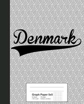 Graph Paper 5x5: DENMARK Notebook