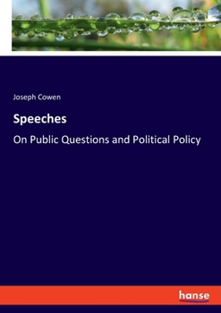 Paperback Speeches: On Public Questions and Political Policy Book