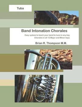 Paperback Tuba, Band Intonation Chorales Book