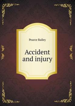 Paperback Accident and injury Book