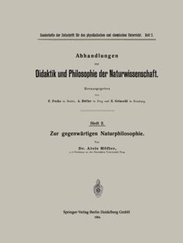Paperback Zur Gegenwärtigen Naturphilosophie [German] Book