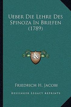 Paperback Ueber Die Lehre Des Spinoza In Briefen (1789) [German] Book