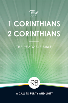 Paperback The Readable Bible: 1 & 2 Corinthians Book