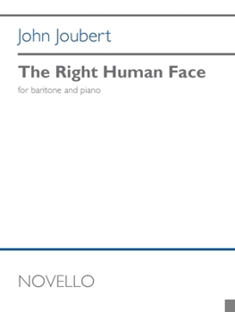 Paperback The Right Human Face: For Baritone and Piano Book