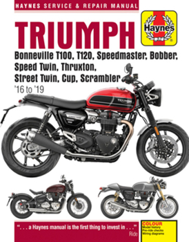 Paperback Triumph Bonneville T100, T120, Speedmaster, Bobber, Speed Twin, Thruxton, Street Twin, Cup & Scrambler 900 & 1200, '16-'19: Covers Models with Water-C Book