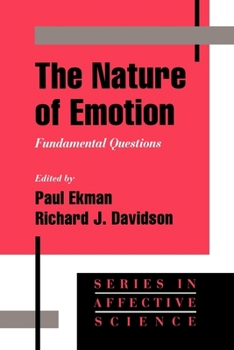 Paperback The Nature of Emotion: Fundamental Questions Book