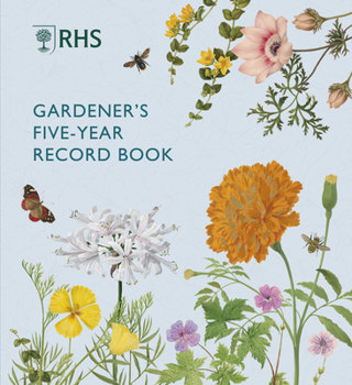 Paperback Rhs Gardener's Five Year Record Book