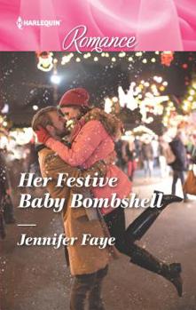 Mass Market Paperback Her Festive Baby Bombshell [Large Print] Book