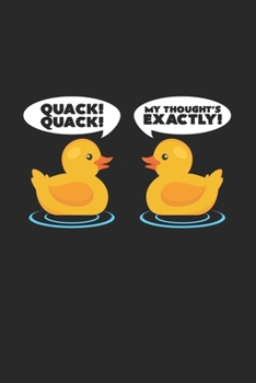Quack Quack: 6x9 Ducks | dotgrid | dot grid paper | notebook | notes