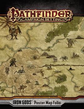 Paperback Pathfinder Campaign Setting: Iron Gods Poster Map Folio Book