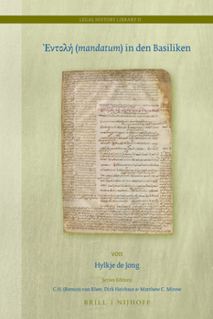 Hardcover Ἐντολή (Mandatum) in Den Basiliken [German] Book