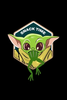 The-Mandalorian-The-Child-Snack-Time-BABY-YODA: Blank Lined Notebook Journal for Work, School, Office | 6x9 110 page