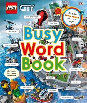 Hardcover Lego City: Busy Word Book