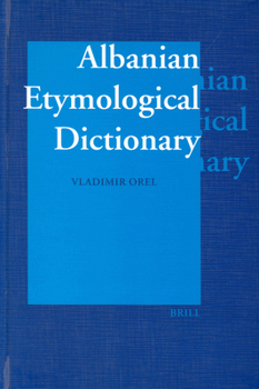 Hardcover Albanian Etymological Dictionary Book