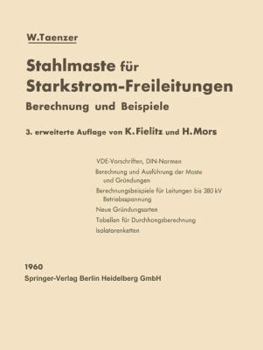 Stahlmaste Fur Starkstrom-Freileitungen: Berechnung Und Beispiele