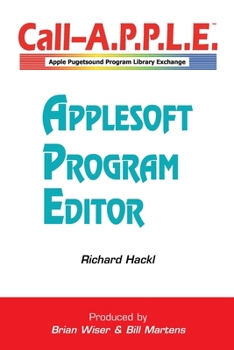 Paperback Applesoft Program Editor Book