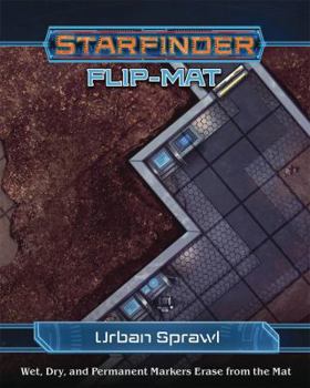 Game Starfinder Flip-Mat: Urban Sprawl Book