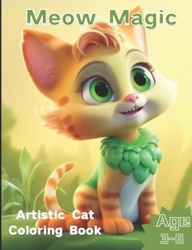 Paperback Meow Magic Artistic Cat - Whimsical Feline Creativity for Kids Book