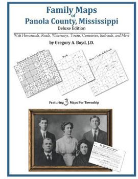 Paperback Family Maps of Panola County, Mississippi Book
