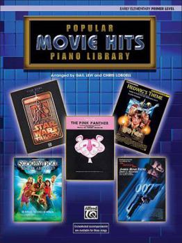 Paperback Popular Piano Library Movie Hits: Primer Level Book